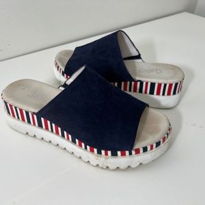 Gabor Emily-Rose Open Toe Wedge Slip On